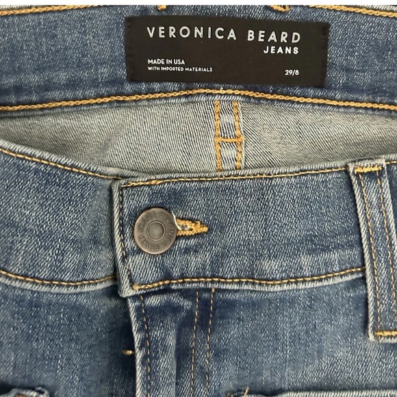 New Veronica Beard High Rise Sheridan Bell Bottoms  Jeans Denim Keystone 29 - Picture 7 of 11